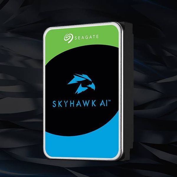 Жорсткий диск Seagate SkyHawk AI 24 ТБ 3.5" SATA 6 Гбіт/с 512 МБ для відеоспостереження з ШІ (ST24000VE002)