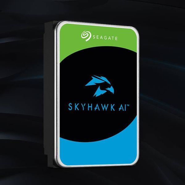 Жорсткий диск Seagate SkyHawk AI 24 ТБ 3.5" SATA 6 Гбіт/с 512 МБ для відеоспостереження з ШІ (ST24000VE002)