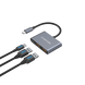 USB-хаб CANYON DS-3 Темно-сірий (CNS-TDS3) CNS-TDS3 фото
