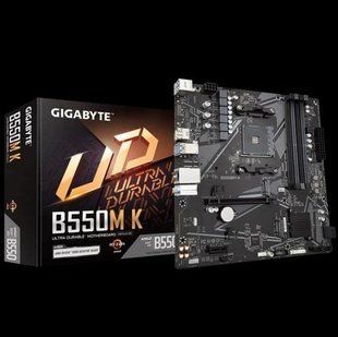 Материнська плата GIGABYTE B550M K (B550M_K)