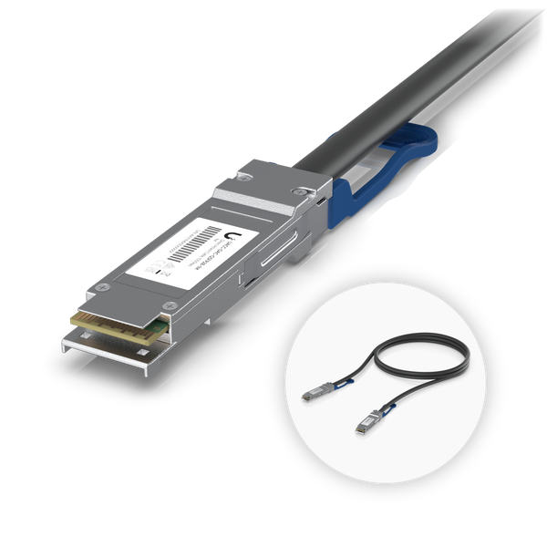 Кабель Ubiquiti DAC QSFP28 100 Gbps 0,5 м (UACC-DAC-QSFP28-0.5M)