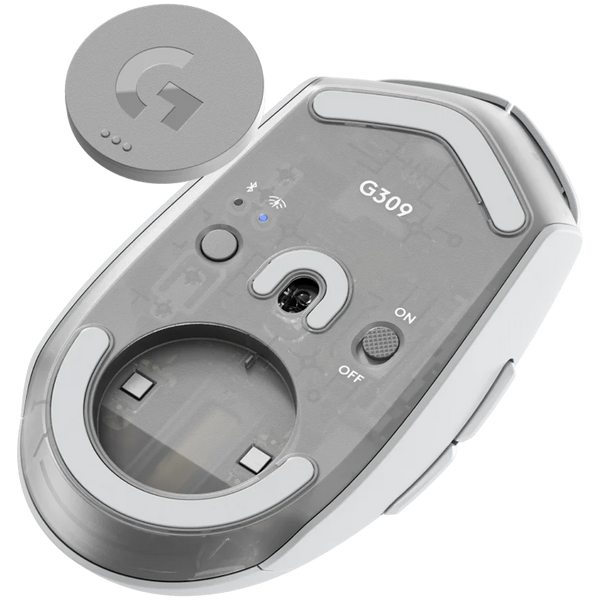 Мишка Logitech G309 Lightspeed Wireless/Bluetooth White (910-007207)