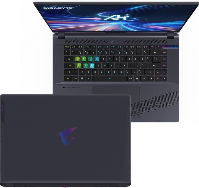 Ноутбук Gigabyte AORUS 16X 16&Prime; QHD 165 Гц Intel Core i7-13650HX 16 ГБ SSD 1 ТБ RTX 4070 8 ГБ Windows 11 чорний (AORUS_16X_9SG-43UAC54SH)