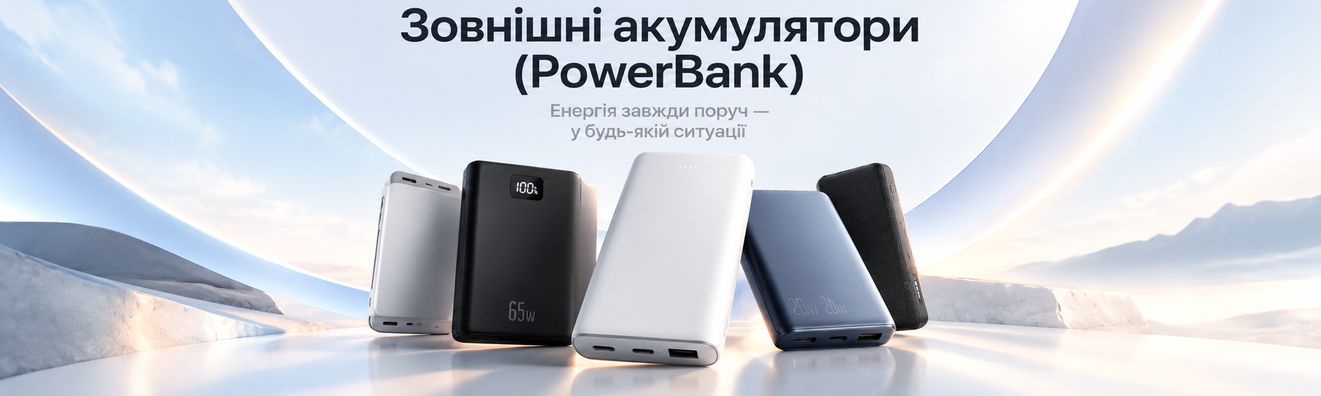 Зовнішні акумулятори (PowerBank)