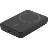 Павербанк Belkin BoostCharge Magnetic Wireless 5K + Stand 5000 мА&middot;год, бездротова зарядка 7,5 Вт, USB-C 10 Вт, чорний (BPD004BTBK)