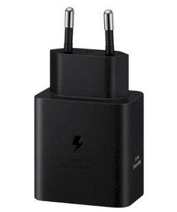 Зарядное устройство сетевое Samsung 45 Вт USB-C PD 3.0 PPS, чёрное (EP-T4511NBEGEU)