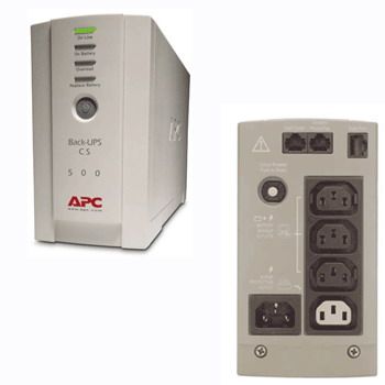 Источник бесперебойного питания APC Back-UPS CS 500VA/300W (2E-DD1232)