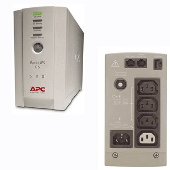 Джерело безперебійного живлення APC Back-UPS CS 500VA/300W (2E-DD1232)
