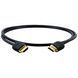 Кабель HDMI, Cypress CBL-H300-020, Premium 4K, 2.0M, 30AWG Чорний CBL-H300-020 фото