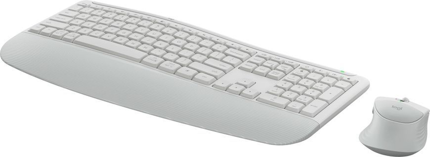 Набор клавиатура+мышь Logitech Signature Comfort Plus MK880 Wireless Combo Off White (L920-014033)