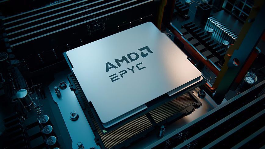 Процесор AMD EPYC 9275F 24 ядра/48 потоків 4,1&ndash;4,8 ГГц 256 МБ L3 SP5 tray (100-000001144)