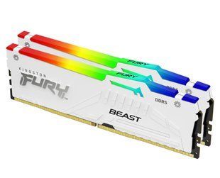 Оперативна пам'ять Kingston FURY Beast White RGB EXPO DDR5 32 ГБ (Kit of 2) 5600 МГц (KF556C36BWEAK2-32)
