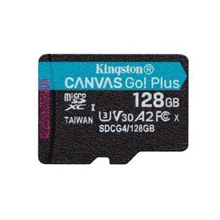 Картка пам'яті Kingston 128 ГБ microSDXC Canvas Go Plus Gen4 200 МБ/с, без адаптера (SDCG4/128GBSP)