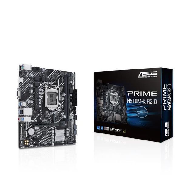 Материнская плата ASUS PRIME H510M-K R2.0 (90MB1E80-M0EAY0)