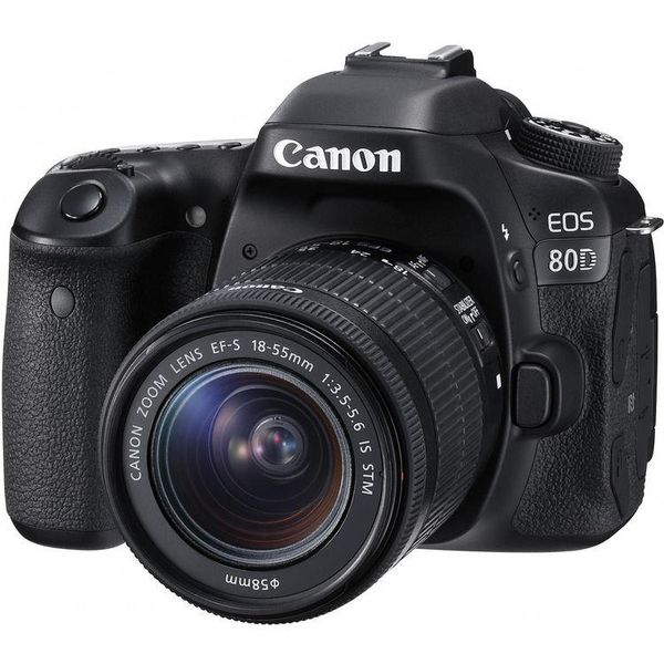 Фотоапарат Canon EOS 80D + об'єктив 18-55 IS STM (1263C038)