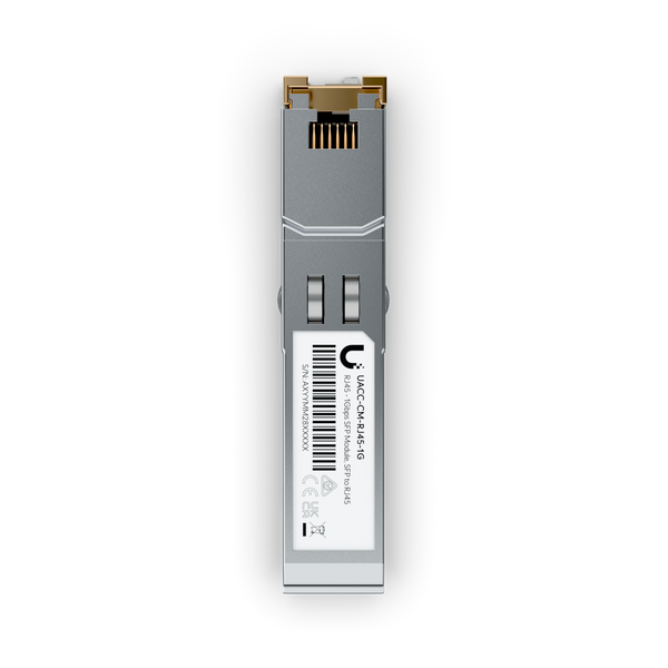 Трансивер Ubiquiti SFP RJ45 1 Gbps мідний (UACC-CM-RJ45-1G)