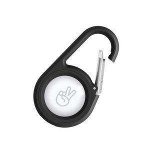 Держатель Belkin Secure Holder Carabiner для AirTag с карабином, чёрный (MSC008BTBK)