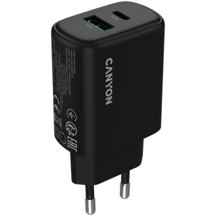 Зарядний пристрій CANYON OnCharge 200 Чорний (CNE-CHA200-31)