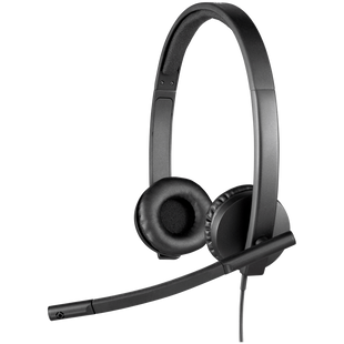 Гарнітура Logitech H570e Corded Mono USB Headset Teams Version Black (L981-001426), Чорний