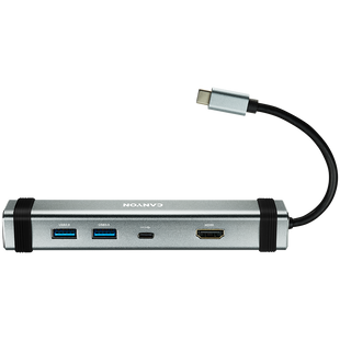 USB-хаб CANYON DS-3 Темно-сірий (CNS-TDS03DG), Сірий