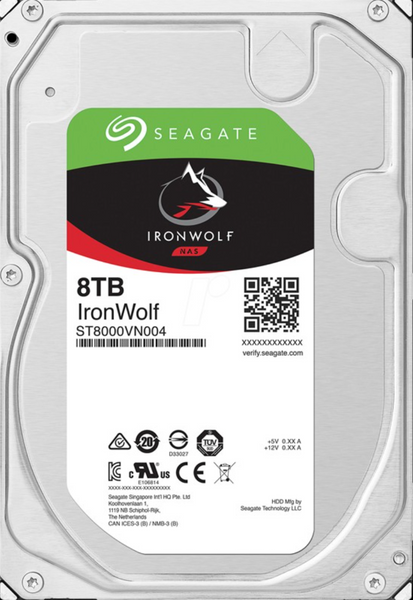 Жорсткий диск Seagate IronWolf 8 ТБ NAS (ST8000VN004)