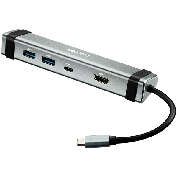 USB-хаб CANYON DS-3 Темно-сірий (CNS-TDS03DG), Сірий