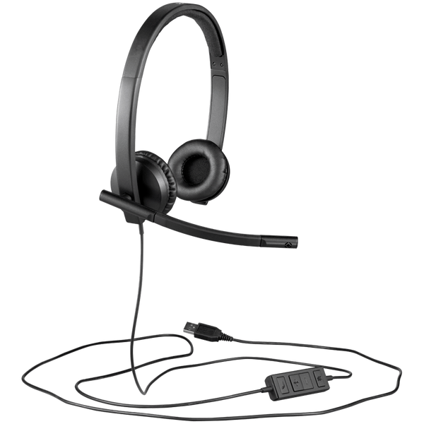Гарнітура Logitech H570e Corded Mono USB Headset Teams Version Black (L981-001426), Чорний