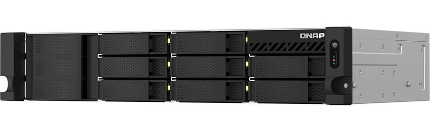 Мережеве сховище QNAP TS-864eU-RP-8G для стійки 2U Short Depth, 8 відсіків, Celeron N5095, 8 ГБ (TS-864EU-RP-8G)