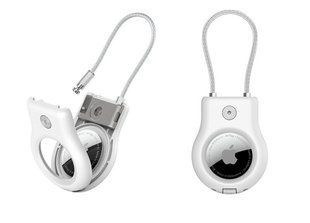 Держатель Belkin Secure Holder with Wire Cable для AirTag, белый (MSC009BTWH)