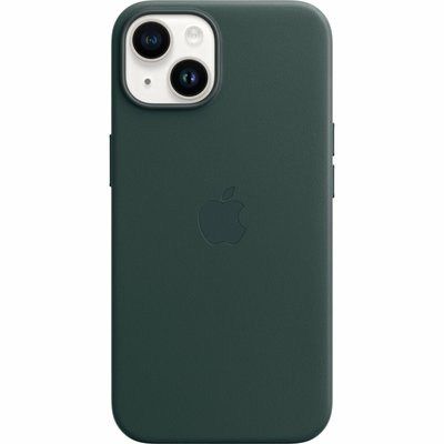 Панель Apple MagSafe Leather Case для Apple iPhone 14 Forest Green (MPP53RM/A) - Suricom