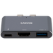 USB-хаб CANYON DS-1 Темно-сірий (CNS-TDS01DG) CNS-TDS01DG фото