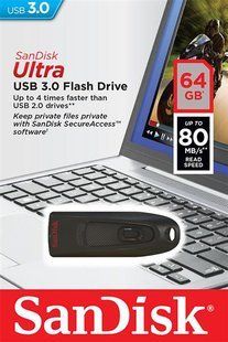 Накопичувач USB 3.0 SanDisk Ultra 64GB (SDCZ48-064G-U46)