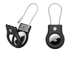 Держатель Belkin Secure Holder with Wire Cable для AirTag, чёрный (MSC009BTBK)