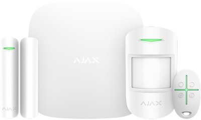 Комплект охранной сигнализации Ajax StarterKit Plus Jeweller, белый - Suricom