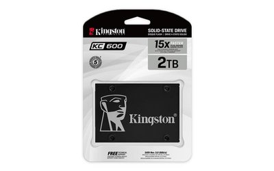 Накопичувач SSD Kingston 2.5" 2TB SATA KC600 (SKC600/2048G) - Suricom