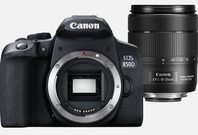 Фотоапарат Canon EOS 850D kit 18-135 IS nano USM Black (3925C021) - Suricom