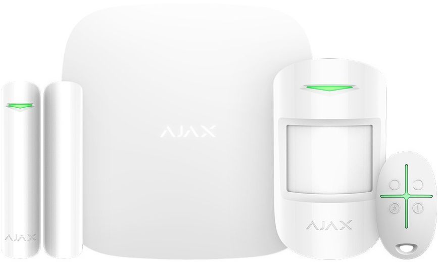 Комплект охранной сигнализации Ajax StarterKit Plus Jeweller, белый