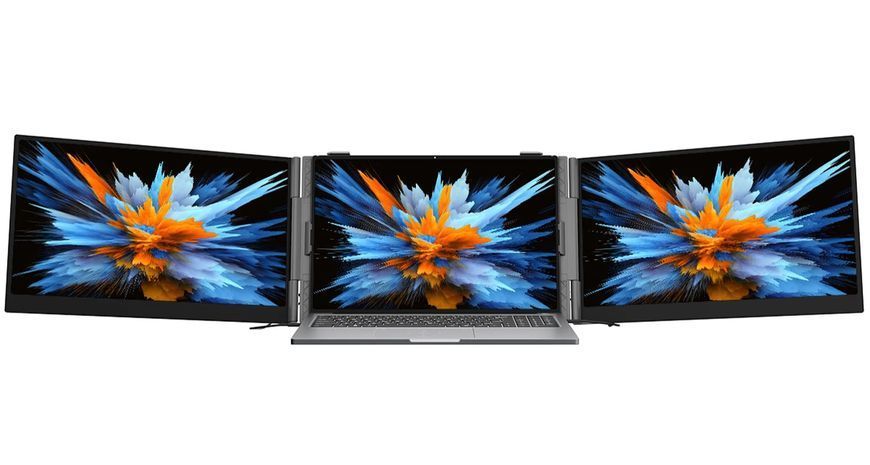 Портативний монітор Blackview DCM6 Dual Screen 14" 1920&times;1080 IPS 60 Гц 3&times;USB-C для ноутбуків 13,3&ndash;17,3" (BVDCM6)