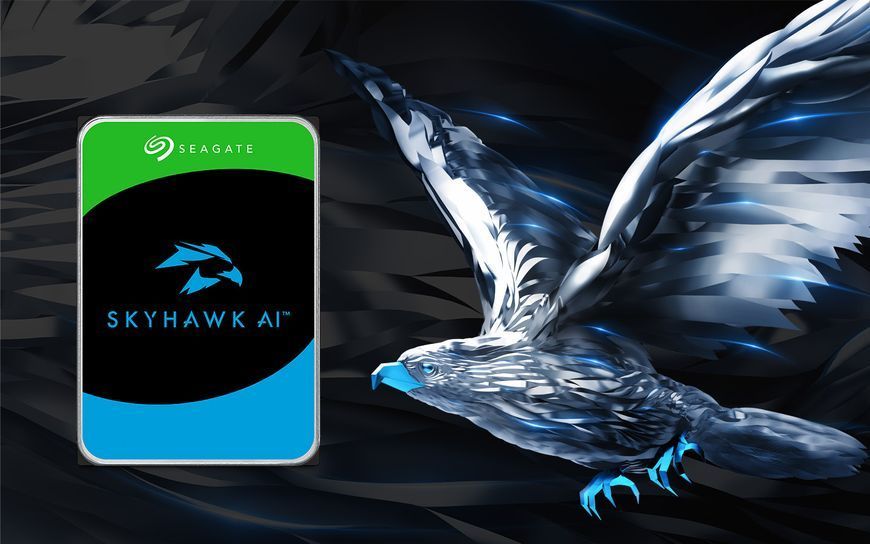 Жорсткий диск Seagate SkyHawk AI 3,5" 10 ТБ SATA 6 Гбіт/с 7200 об/хв 256 МБ (ST10000VE001)