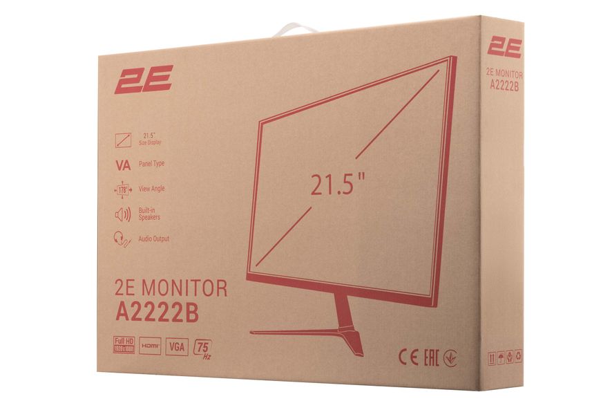 Монитор 21.5" 2E A2222B (2E-A2222B-01.UA)