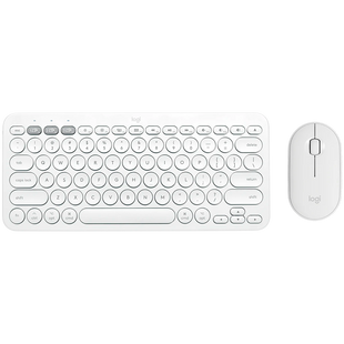Набір клавіатура+миша Logitech Pebble 2 Combo Tonal White (L920-012240)