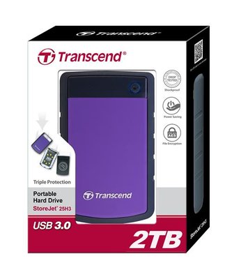Жорсткий диск Transcend StoreJet 25H3P 2TB TS2TSJ25H3P 2.5 USB 3.0 External