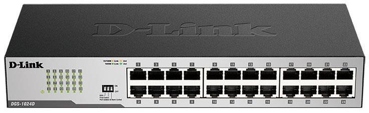 Коммутатор D-Link DGS-1024D 24port Gigabit (DGS-1024D)