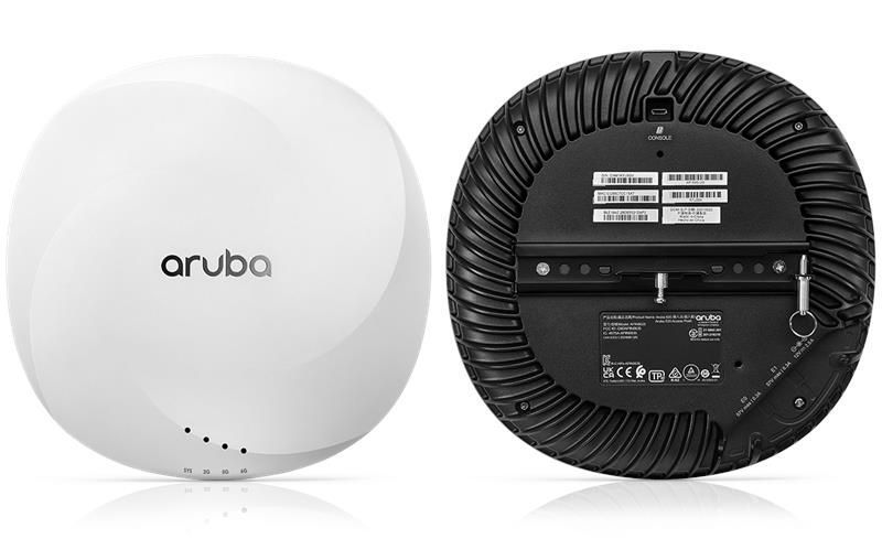 Точка доступу HP Aruba AP-635 Wi-Fi 6E, три радіомодулі 2x2, 2 &times; 2,5 GbE, PoE (R7J27A)