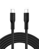 Кабель Belkin BoostCharge Pro USB-C > USB-C 240 Вт, 3 м, плетений, чорний (CAB025HQ3MBK)