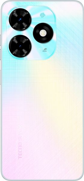 Мобильный телефон Tecno Spark 20C (BG7n) 4/128ГБ Mystery White (4894947011757)