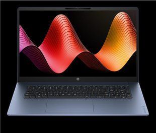 Ноутбук HP OmniBook 3 AI PC 17-dg0004ua 17.3&Prime; FHD IPS, Intel Core 7 350, 16 ГБ, SSD 512 ГБ, без ОС (DOS), синий (DV5G6EA)