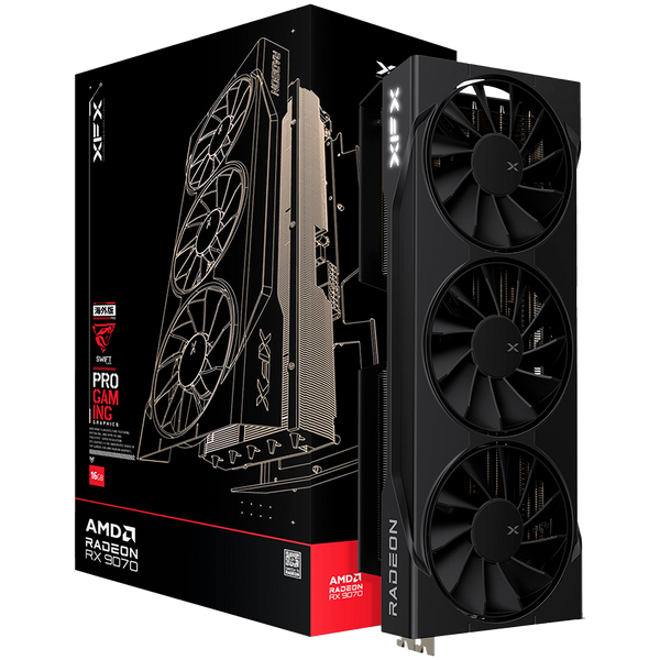 Видеокарта XFX Radeon RX 9070 Swift OC 16GB GDDR6 256bit PCI-E 5.0 (RX-97SWFB3B9)