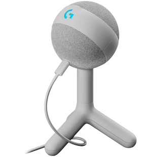 Мікрофон Logitech G Yeti Orb RGB Gaming Mic With Lightsync Off White (L988-000558), Білий