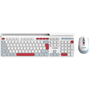 Клавиатура CANYON HSET-W5 Білий (CNS-HSETW5WT)